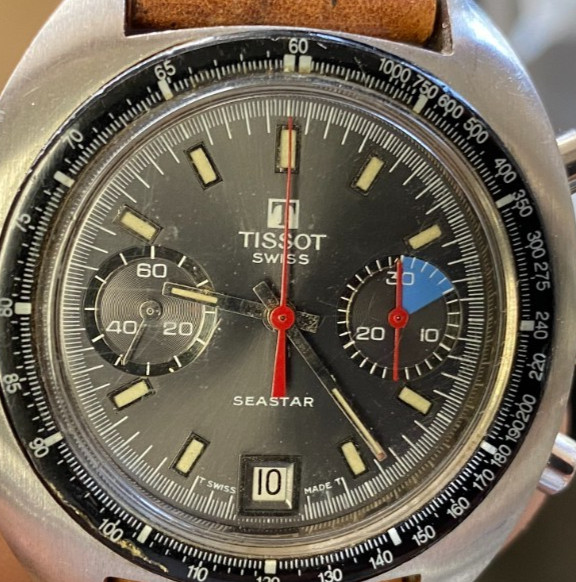 Tissot 2060 Chronograph Seastar 7734 Valjoux Grey Dial 40mm Stainless