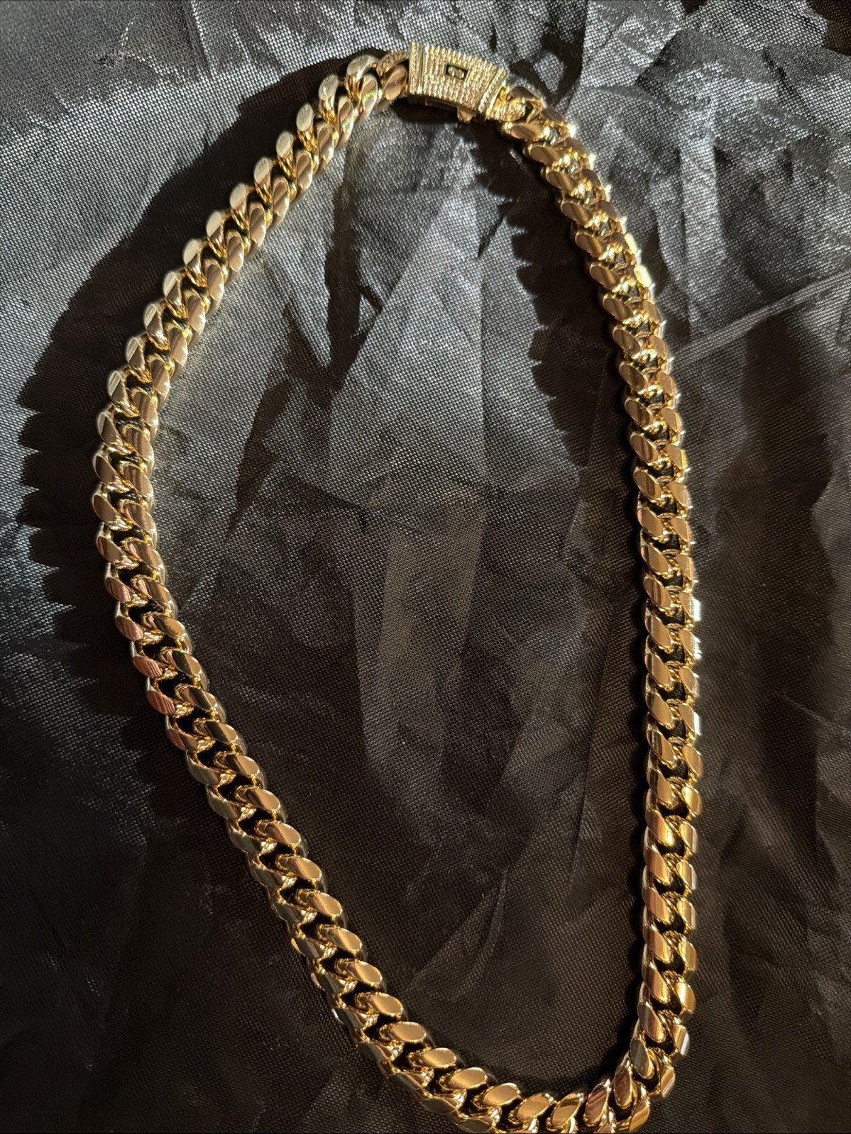 monaco 13mm 14k gold Ion Necklace 24”