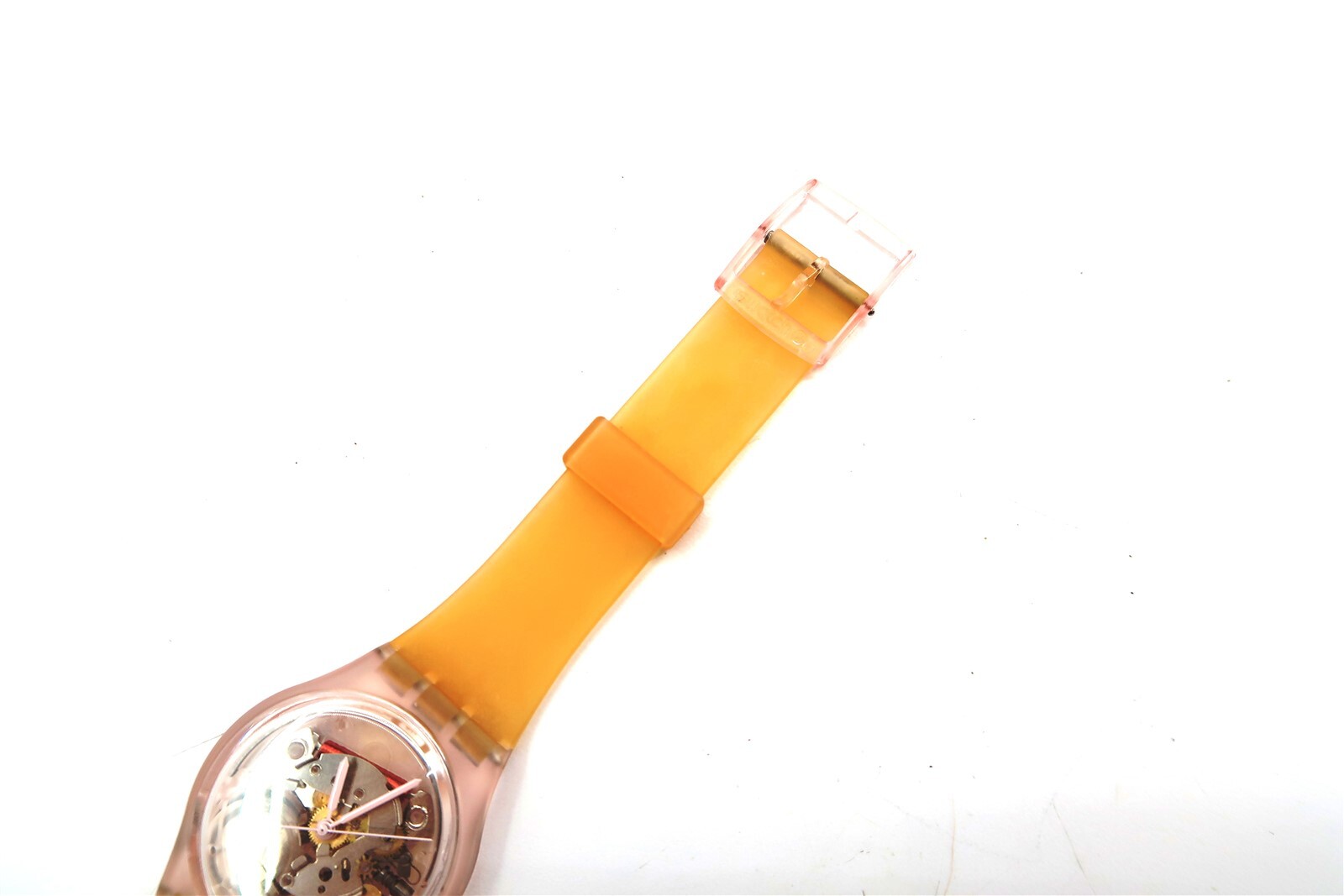 NEW Swatch Watch FLEUR SAUMON GP117P with Case and Papers 2001 Gents NOS