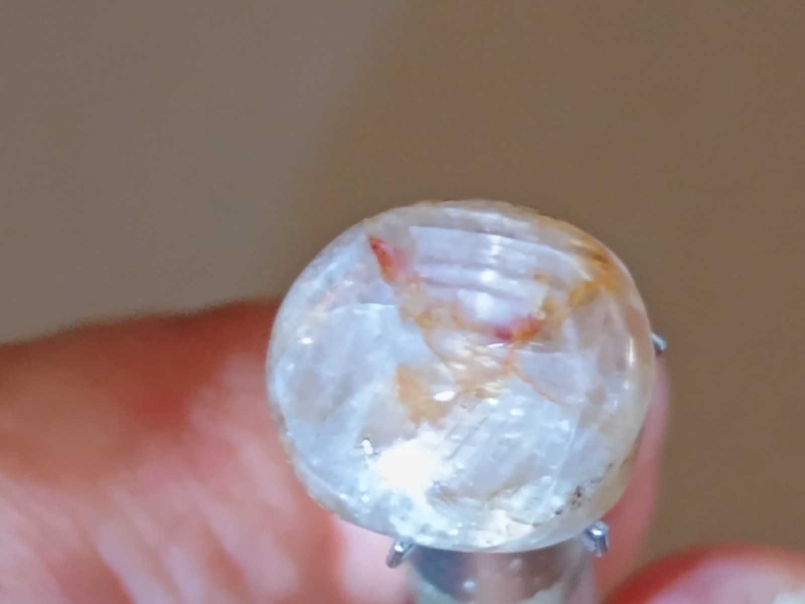 UNTREATED NATURAL PARTIAL STAR SAPPHIRE 13.45 Ct, Size 12.5 X 10.5 X 8.7 MM