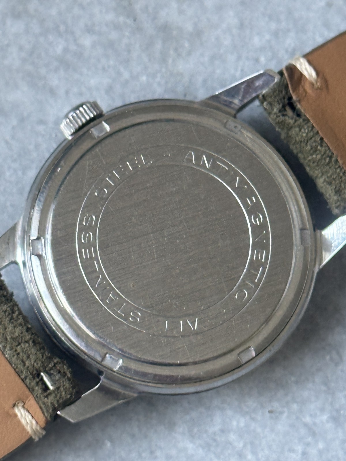 Aurore Luxe mécanique à remontage manuel milieu du XXe siècle Acier inoxydable 3