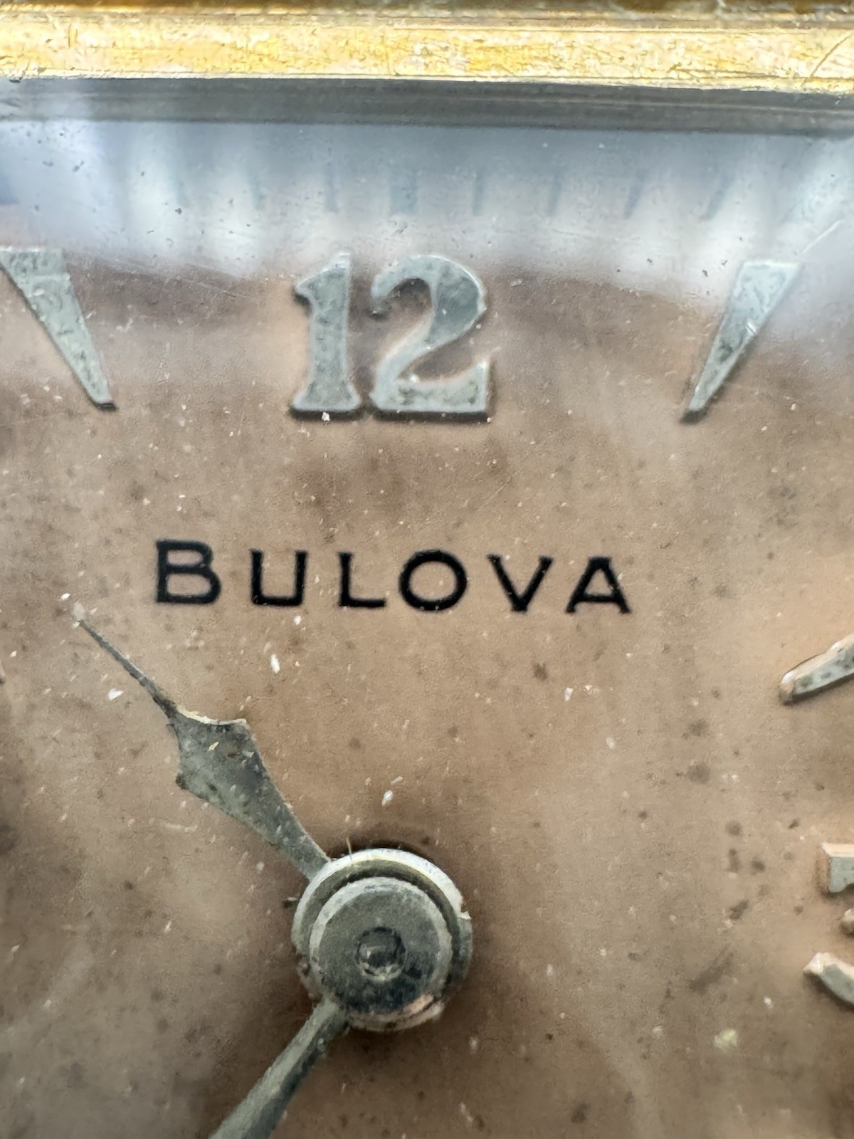 BULOVA Squadron 8AE HOODED LUG 14KT RoseGOLD FILLED 1940’S WATCH 17 JEWELS