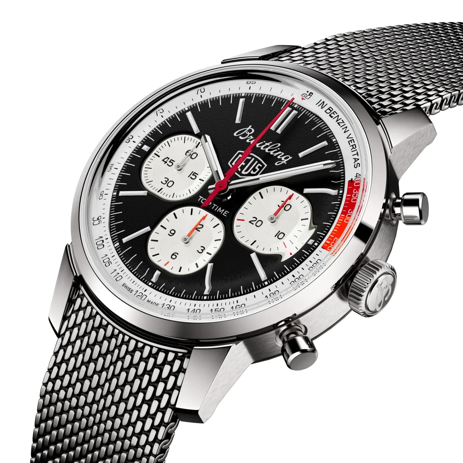 Breitling Top Time B01 Deus Black Dial Automatic 41mm Men’s Watch AB01765A1B1A1