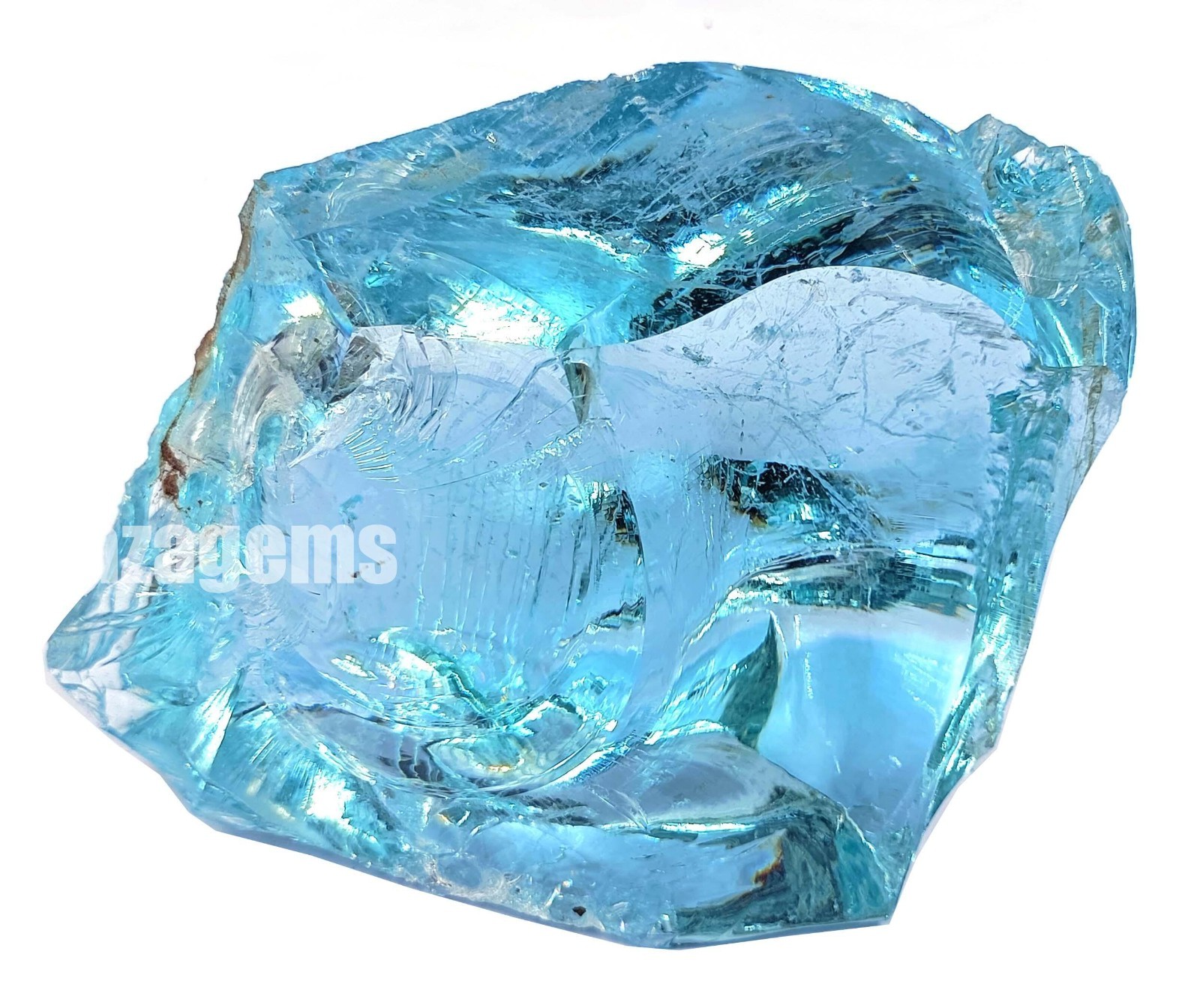 Huge 3000 CT Aquamarine Rough Stone – Natural Blue, Uncut, EGL Certified 5ASF