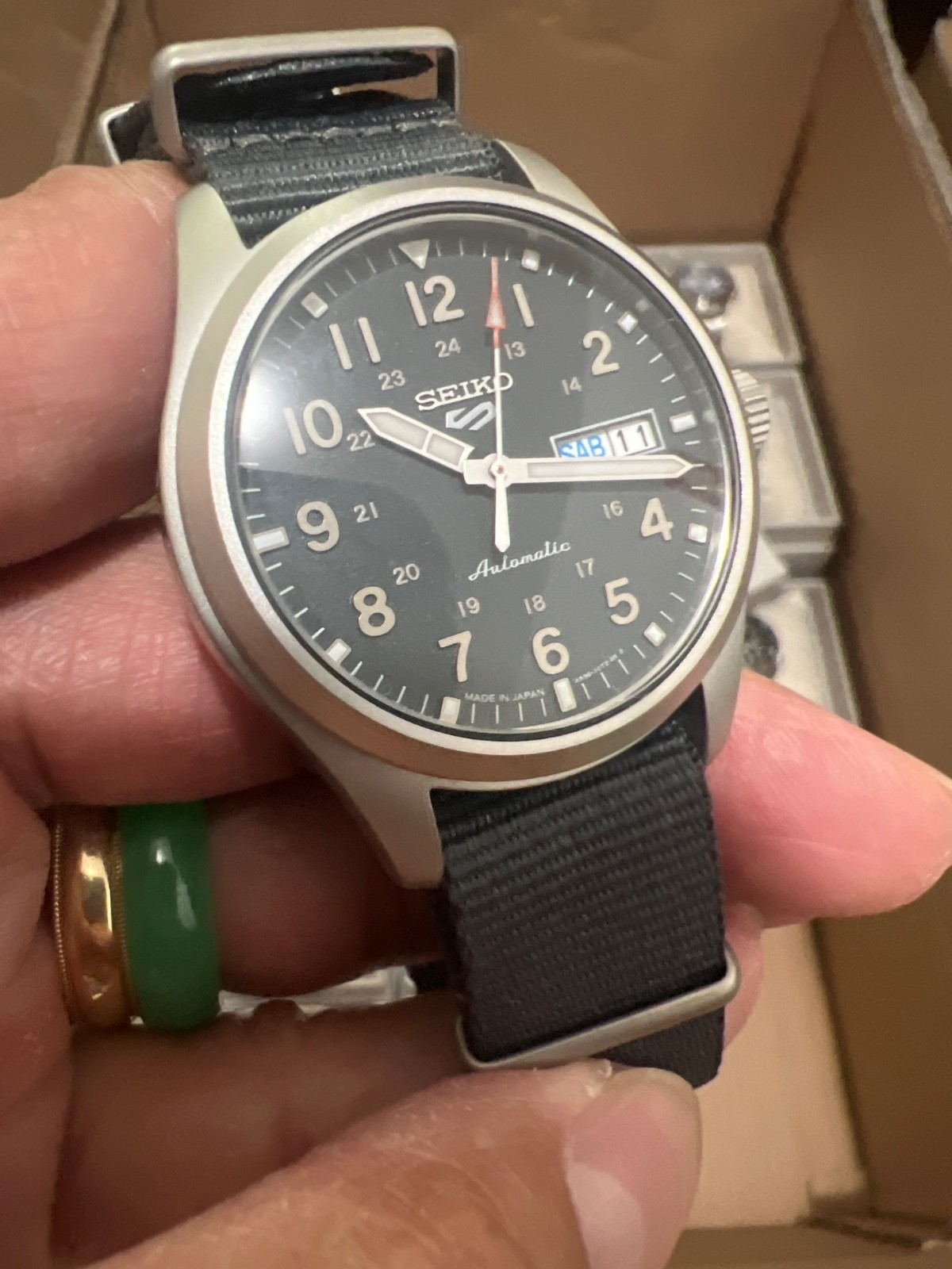 Authentic SEIKO 5 Sports Blue-gray dial JAPAN SRPG31😁Good Stuff (TGS🌪️)