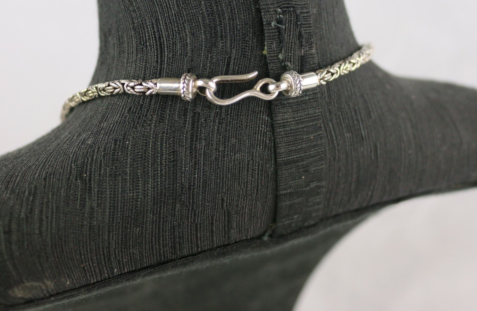 BA Suarti Sterling Silver Bike Chain Necklace 24″ 34grams