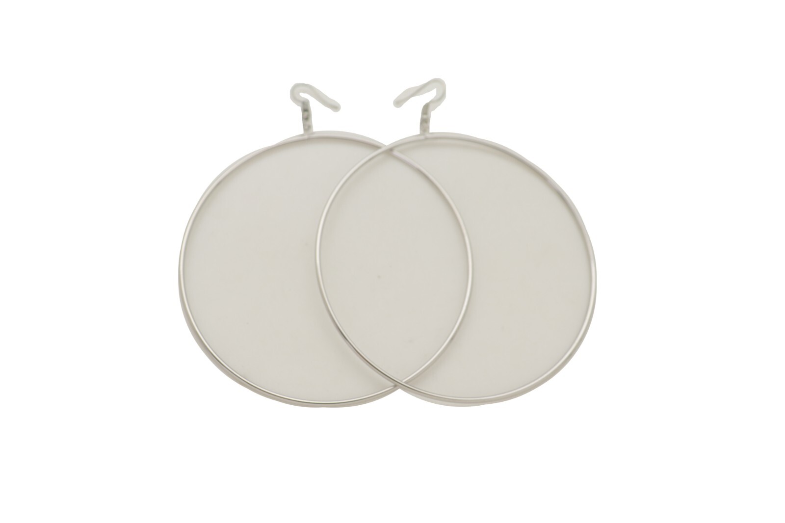 Women Earrings Set Silver Metal Casual Day Wear Large Size Hoop Fashion Jewelry