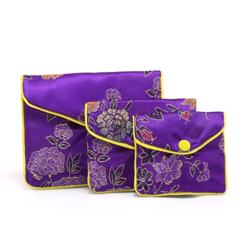 12-Pack Silk Jewelry Pouch, Gift Bags, Multicolor, Small/Medium/Large