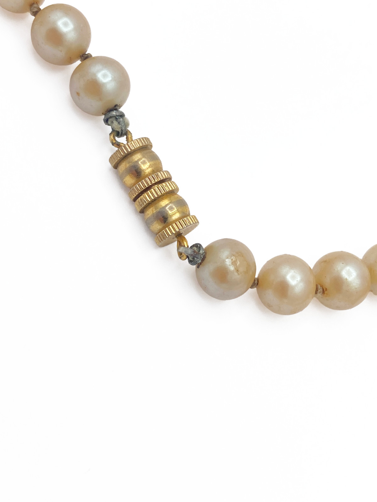 Vintage Faux Pearl Jewelry Lot 60in Necklace Lisner Brooch Spain Ring