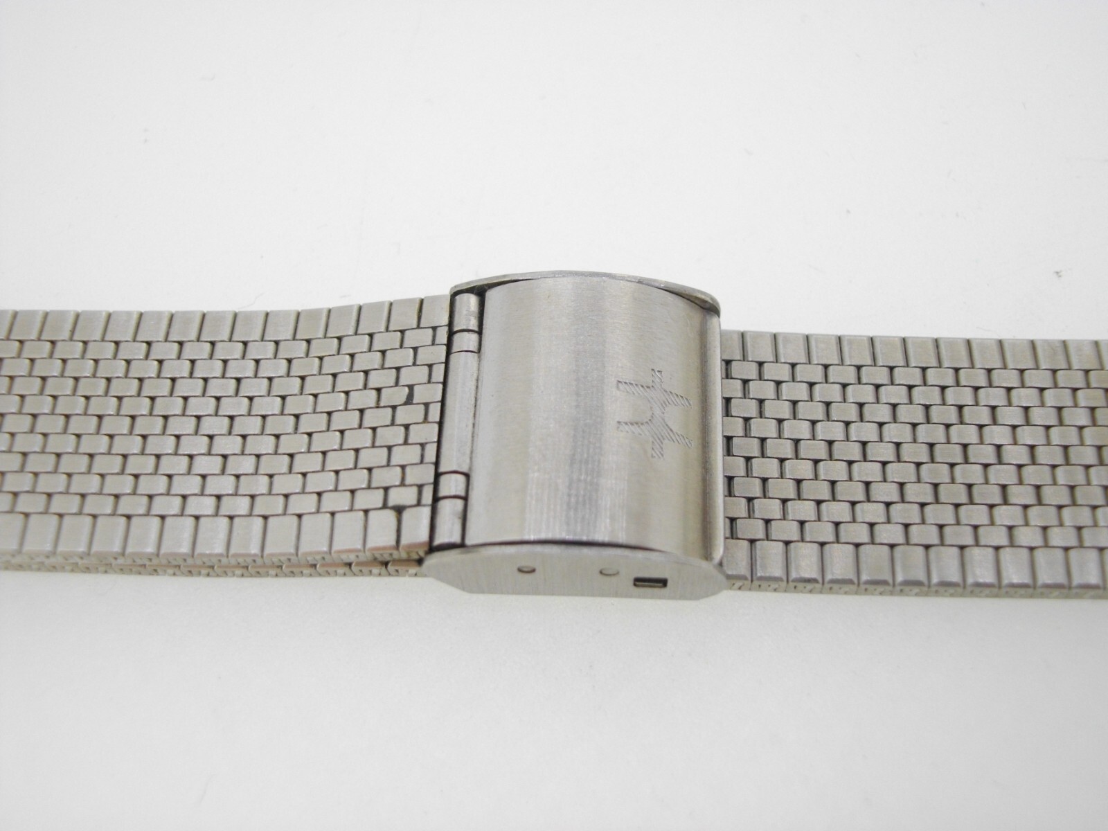 Watchband H Stainless Steel 17.4 mm lug Sliding Buckle Clasp