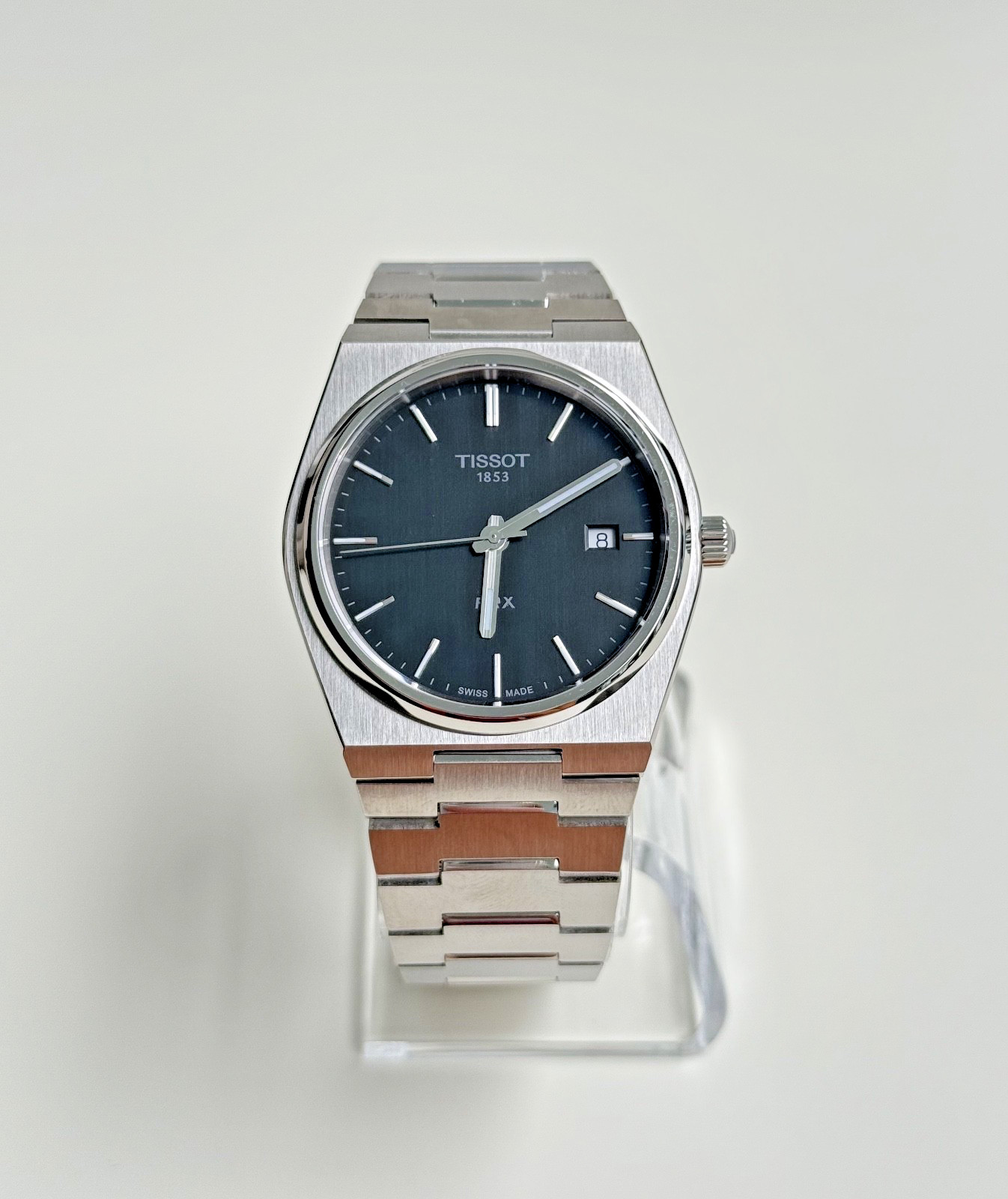 New Tissot PRX Black Dial Quartz 40mm Mens Watch T1374101105100
