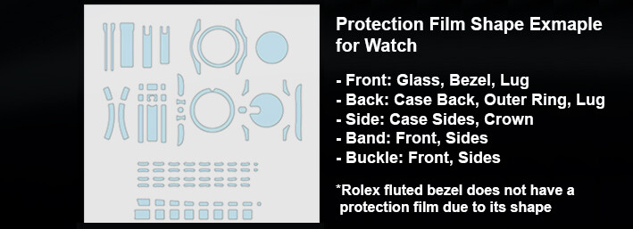 for Patek Philippe Aquanaut Royal Watch Skin Watch Protection Film Travel Time