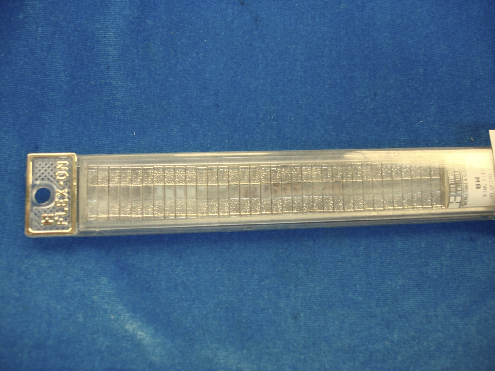 VINT. FLEX-ON BY KREISLER – POLISHED STAINLESS WATCH BAND – NOS – 15 – 22 MM