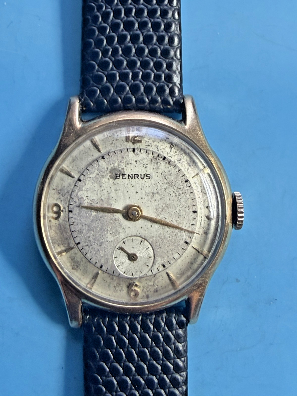 Vintage Benrus BB 14 Swiss 17J 20micron Gold Plated Manual Wind Watch – Runs