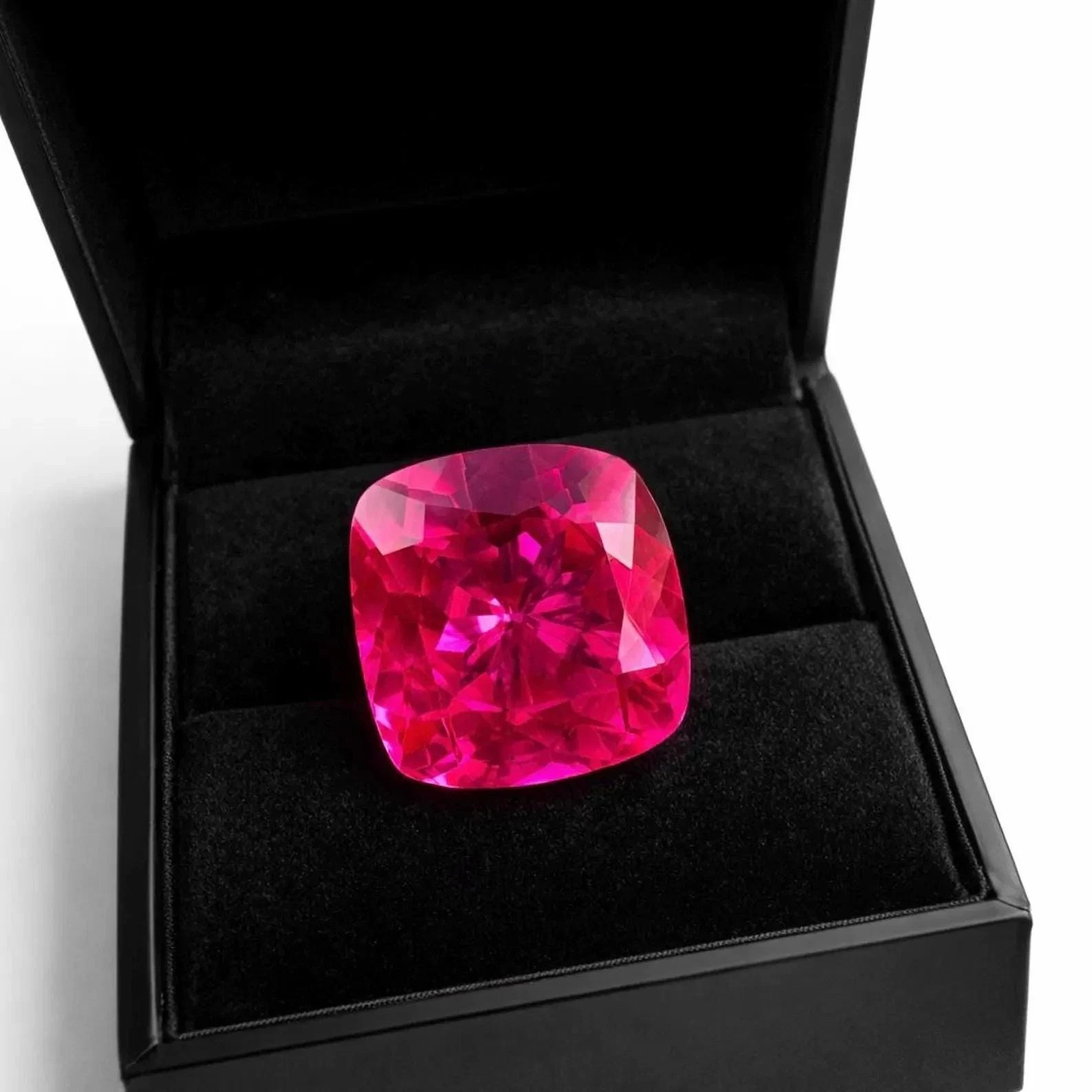 AAA 10.23 Ct Natural Cushion Cut Pink Sapphire Loose Gemstone Certified