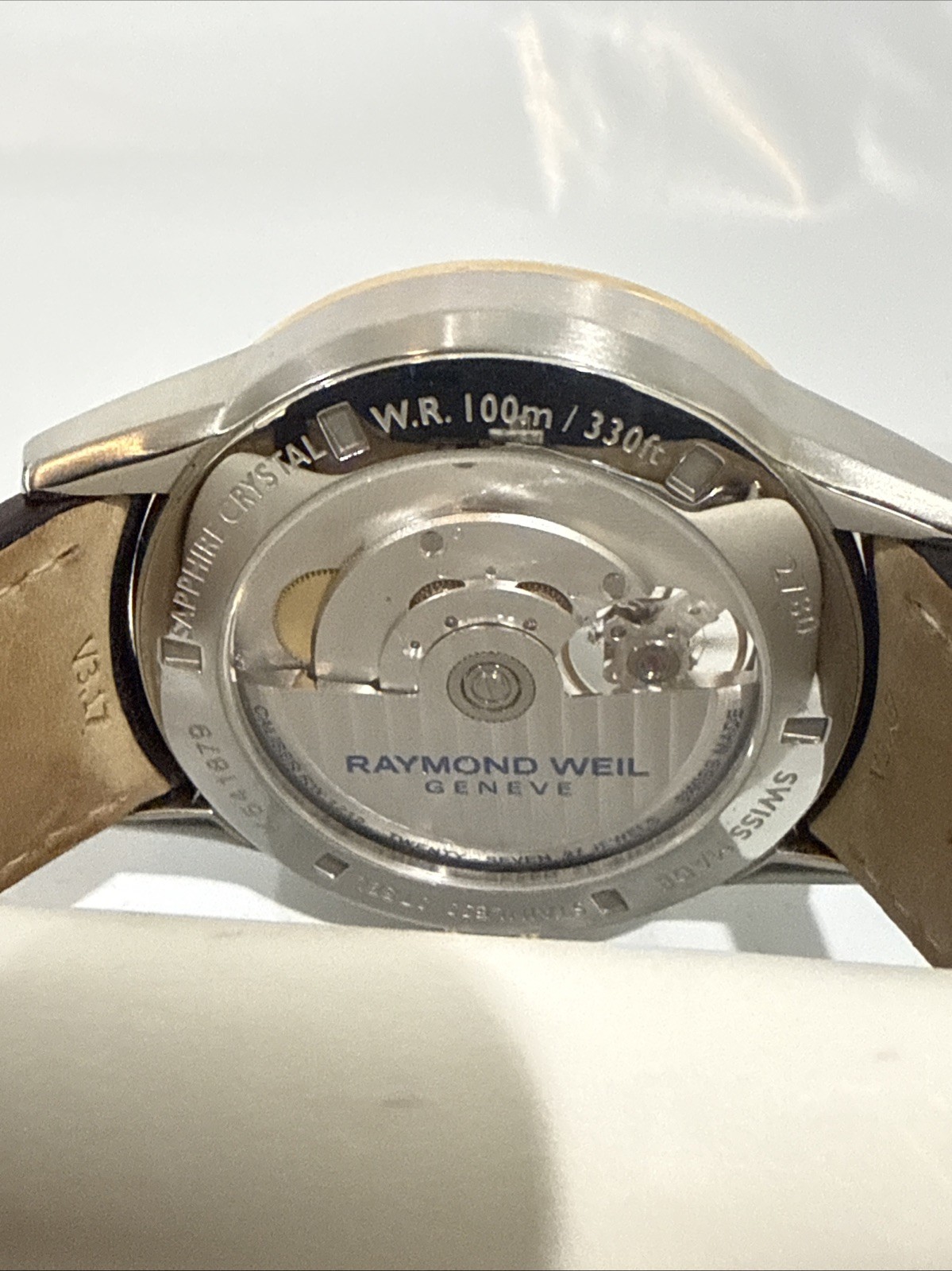 Raymond Weil Freelancer Automatic Steel Leather Mens Watch 2780-SC5-20001