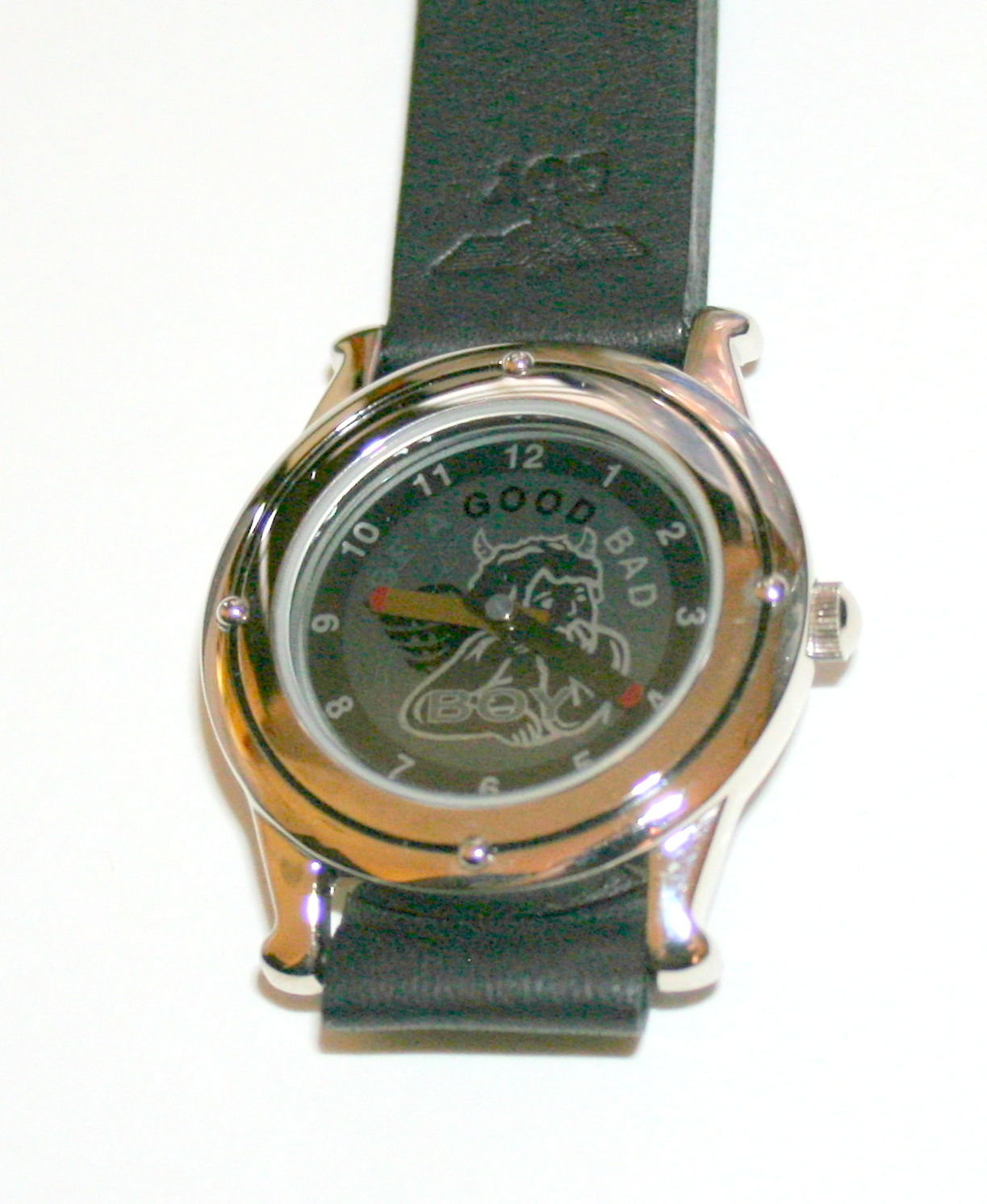 Rare Boy London Changing Dial Good / Bad Devil LCD Watch New NOS 1990s