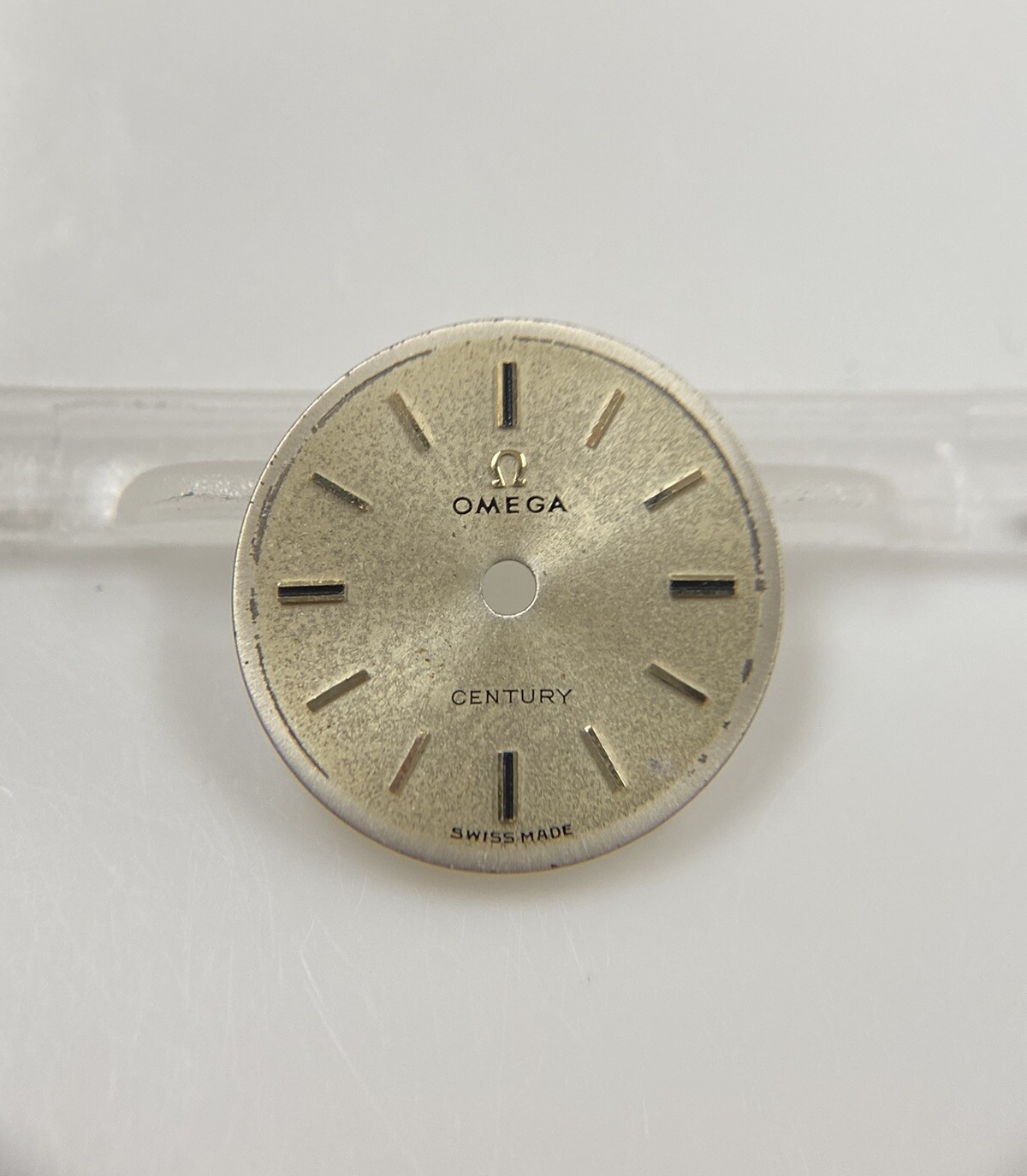 Original Omega Century Cal. 620 Silver/Gold Stick 15.2mm Dial