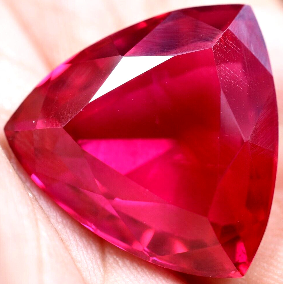 Natural 36.95 Ct Mogok Pink Huge Ruby Sparkling GGL Certified Loose Gemstone