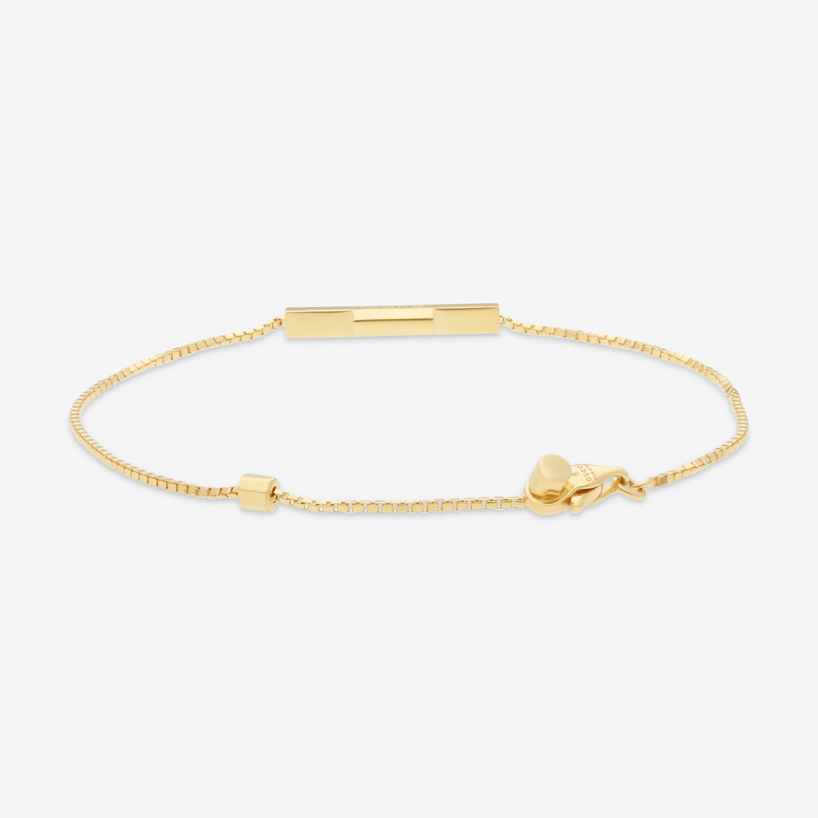 Gucci Link to Love 18K Yellow Gold Bracelet YBA662106001016 Size S MSRP $1,250