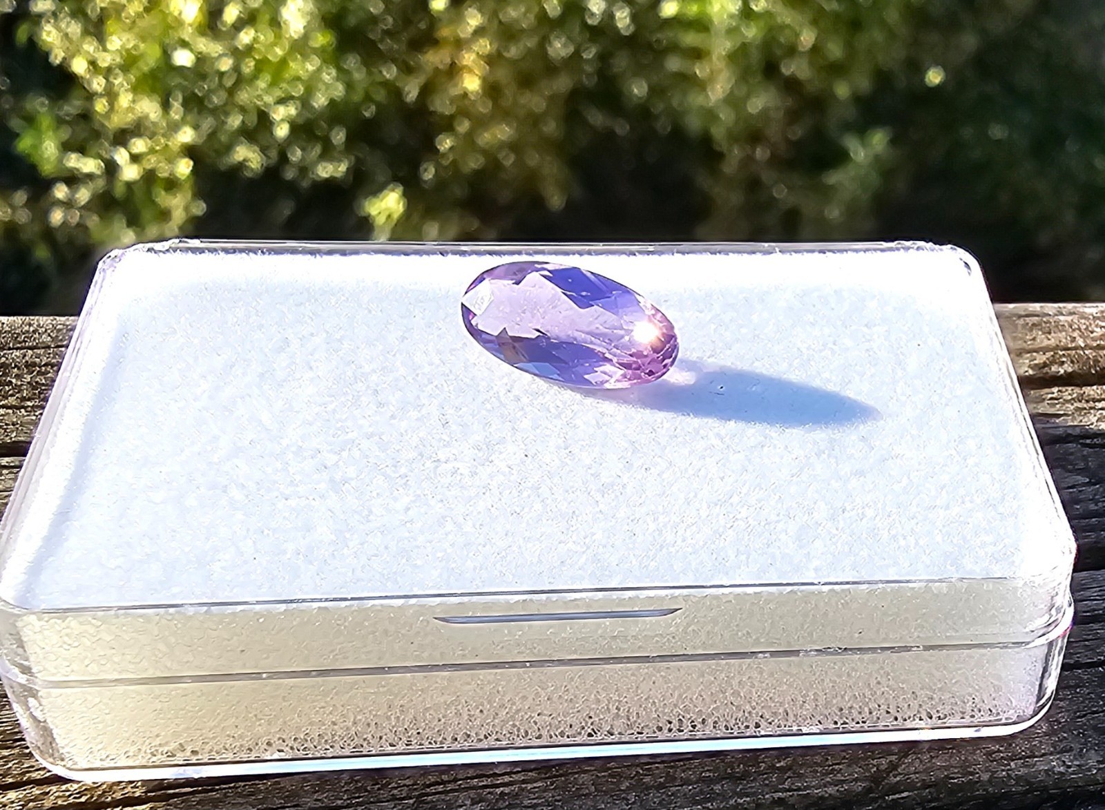 Amethyst 13.7mm x 6.8mm Oval Loose Stone