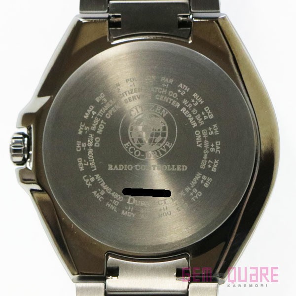 CITIZEN Attesa Solar Radio Watch Titanium Black CB3015 53E