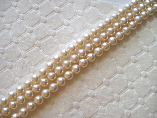 50 pc SWAROVSKI CRYSTAL 5mm CREAMROSE Loose PEARLS 5810 BEADS, Bridal, Wedding
