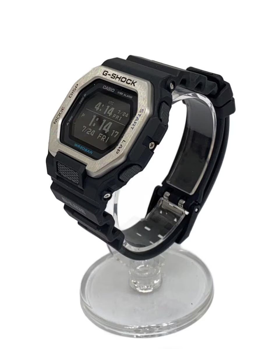 CASIO Quartz Watch G SHOCK Digital Rubber BLK BLK
