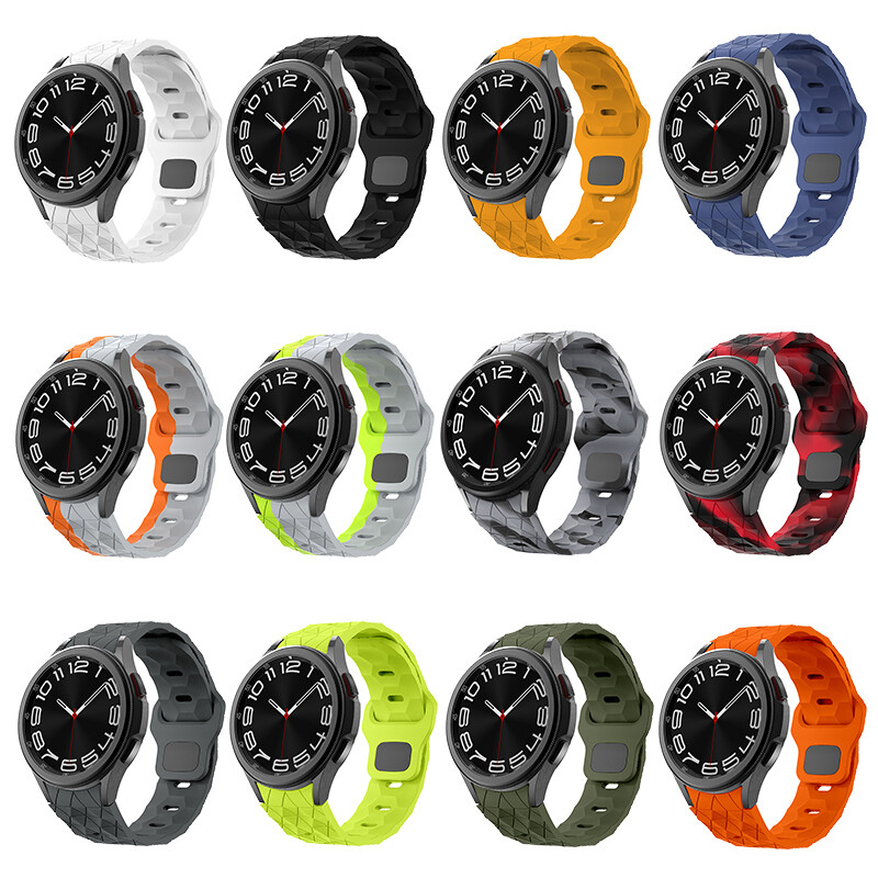 Silicone Sports Band Strap For Samsung Watch 6 4 5 Pro 40/44mm Classic 43/47mm