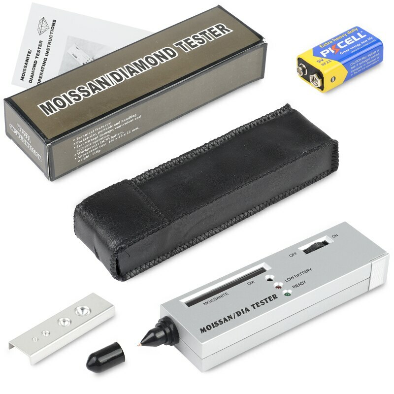 Jewelry Tool Diamond Gem Tester + Moissanite Tester Selector Certification