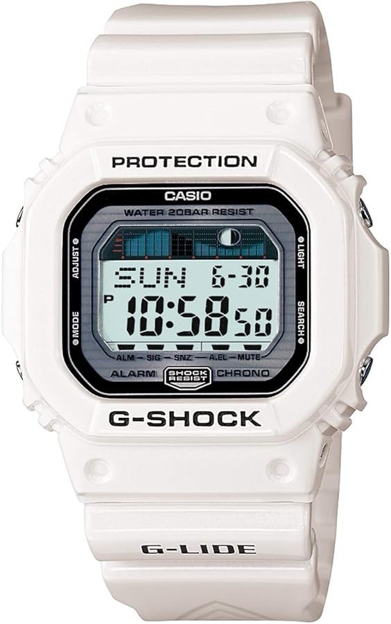 Casio G-Shock G-LIDE GLX-560043 White Resin Case Band Men’s Wristwatch