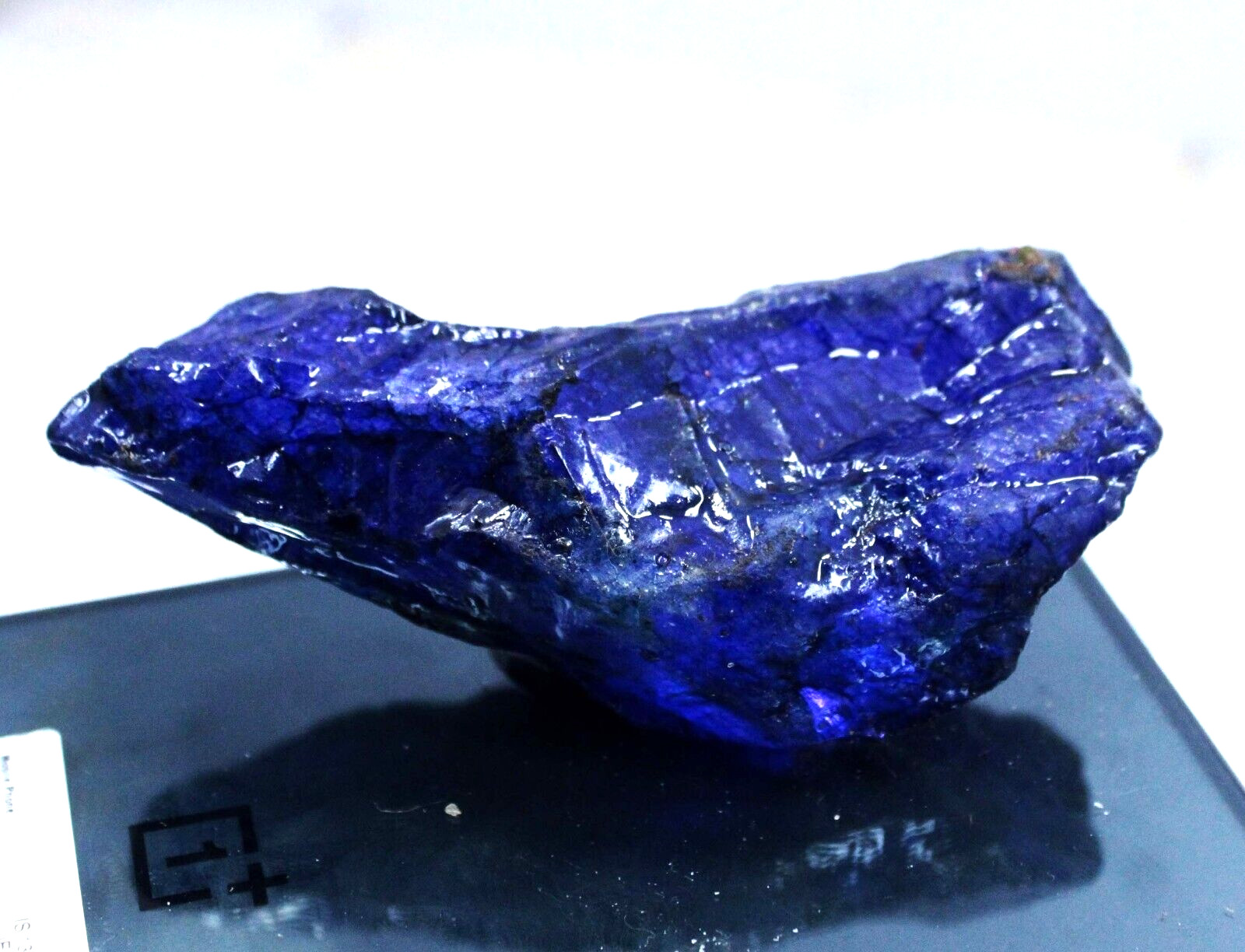 482 Ct NATURAL Translucent Blue Tanzanite Rough Certified LOOSE GEMSTONE