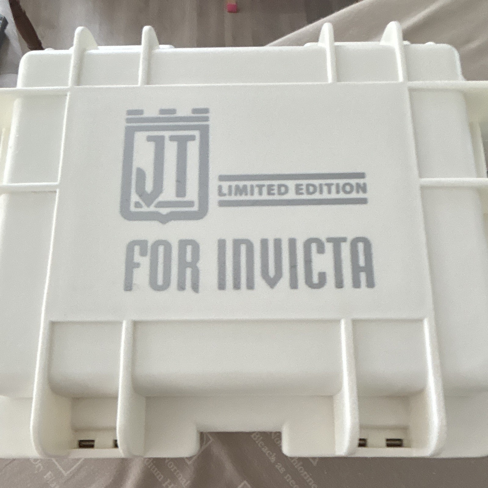 Invicta JT Limited Edition Chronograph Quartz Silver SS Bracelet Box Manual