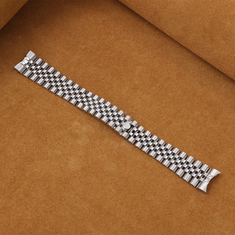 Stainless Steel Solid Watch Band Strap Arc Bracelet 13 17 20 21mm for Datejust