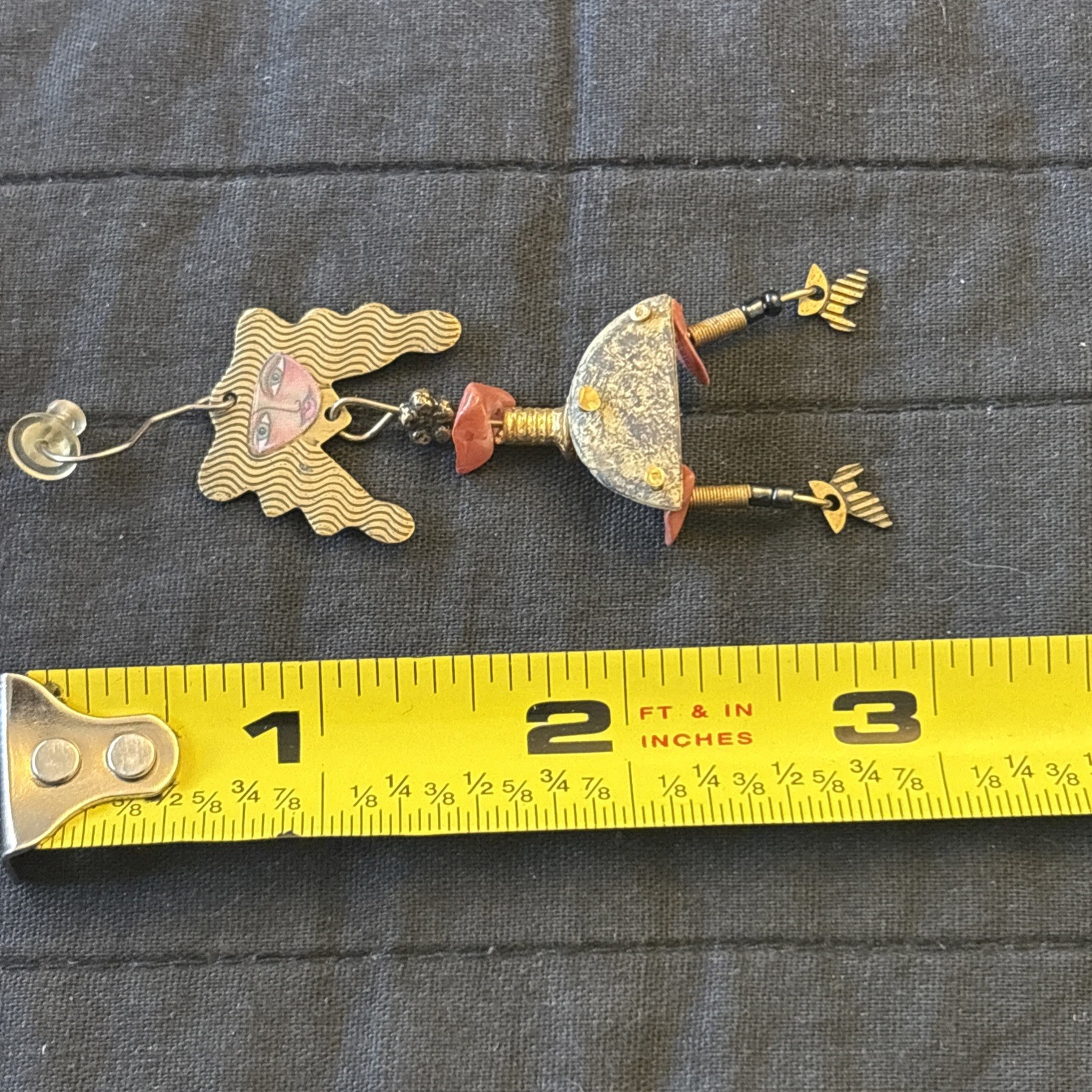 Kimberly Willcox for Silvestri Earrings Pierced Artisan. EUC