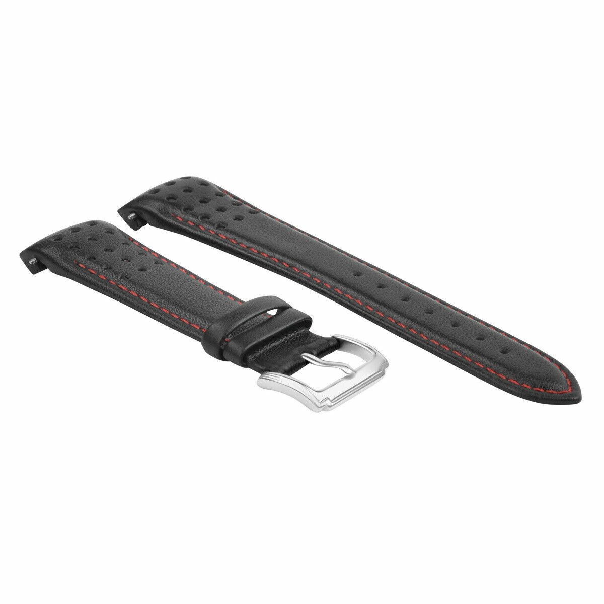 21MM CURVED END LEATHER WATCH BAND STRAP FOR SEIKO SPORTURA SNAE80P17T62-OKVO RE