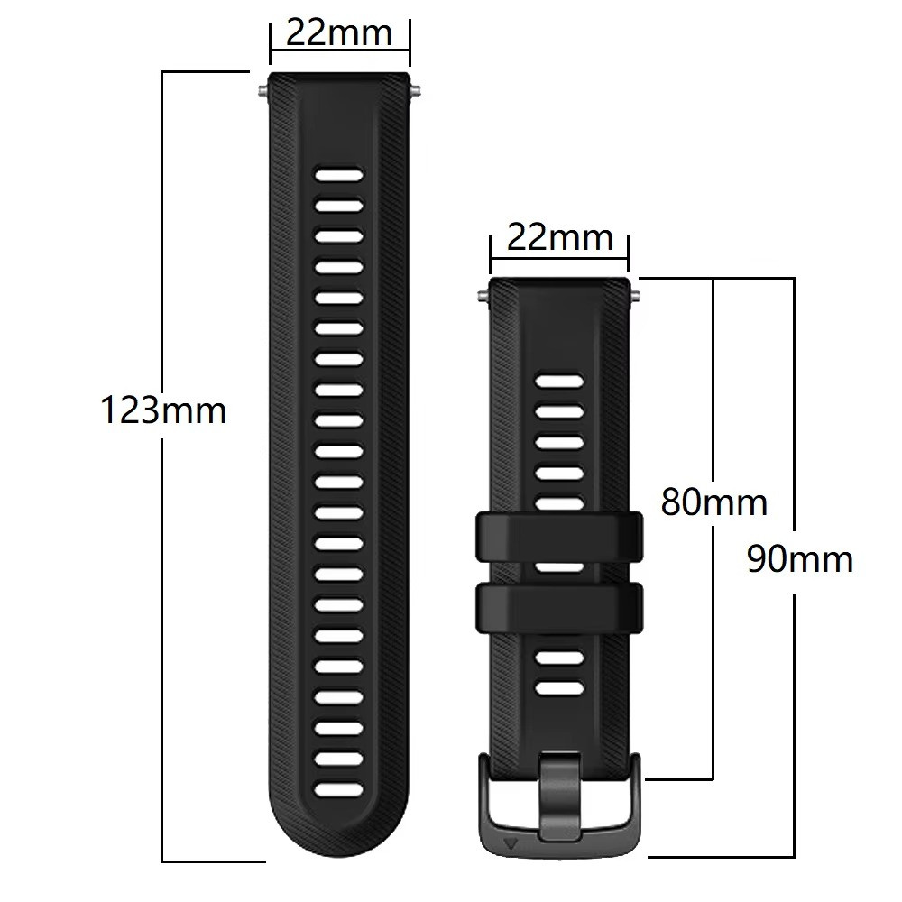 Sports Silicone Strap For Garmin Forerunner 965 955 Solar 945 935 745 Strap