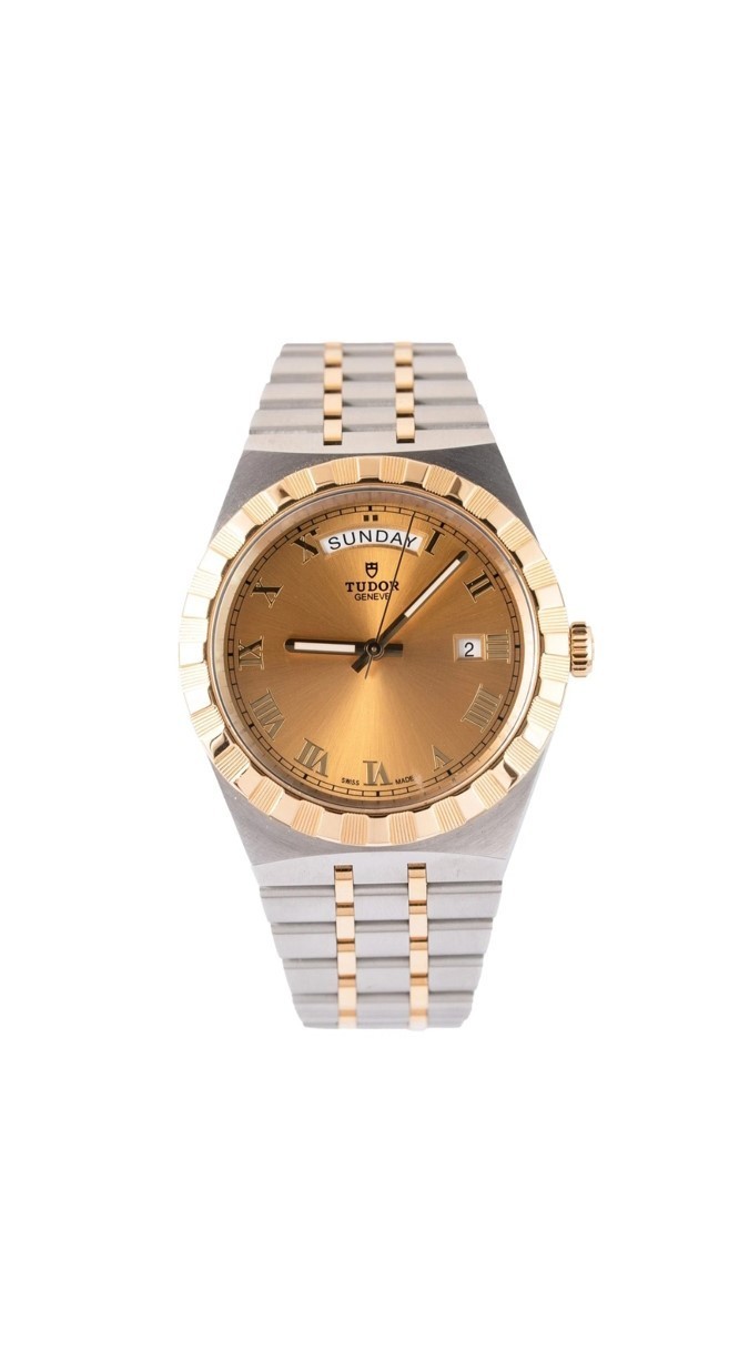 Tudor Royal 41mm Two‑Tone Champagne Dial – Full Set – 28603 – 2021