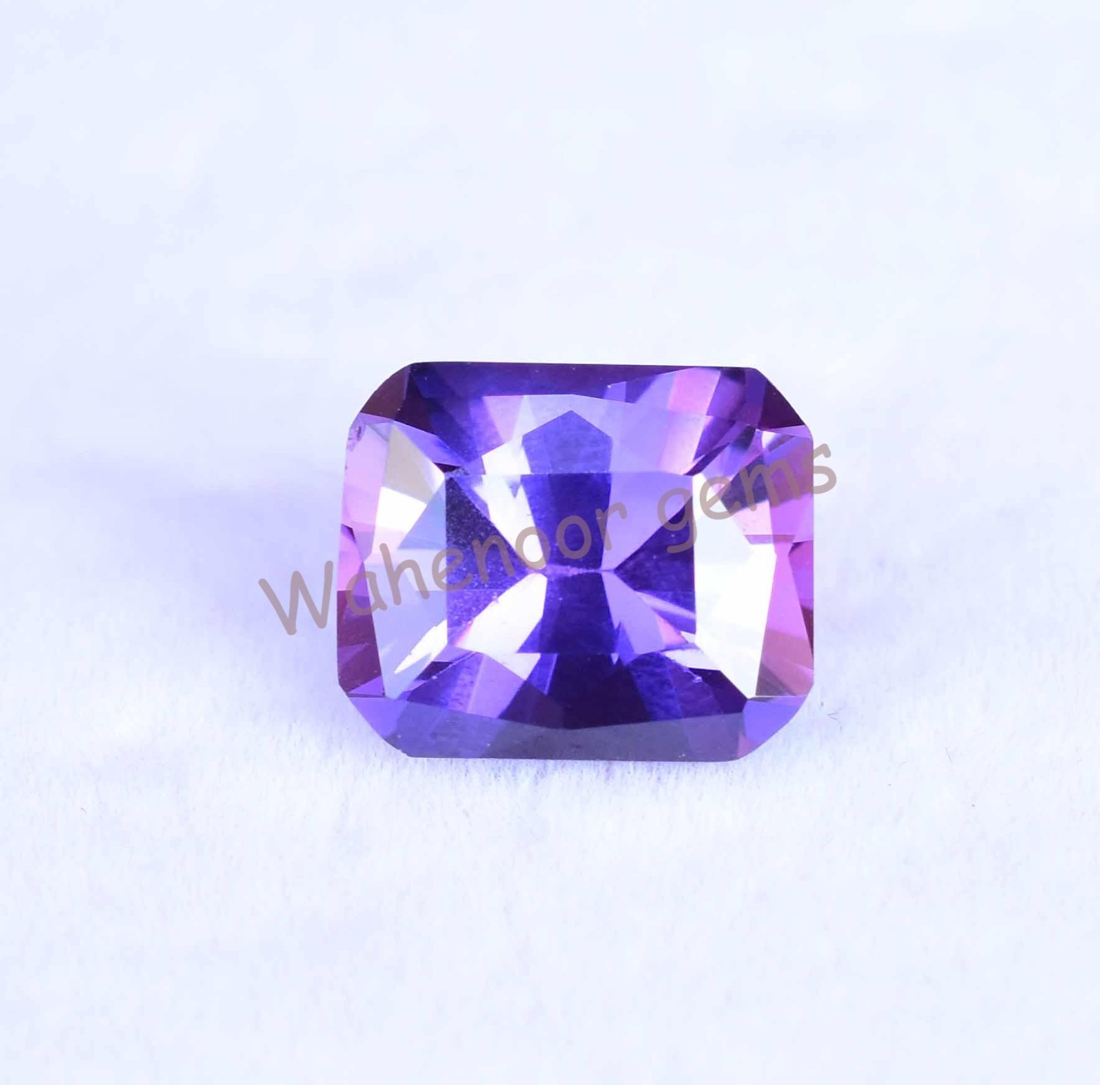 Natural 8.05 Ct Boysenberry Sapphire Emerald Master Cut AGL Certified Gemstone