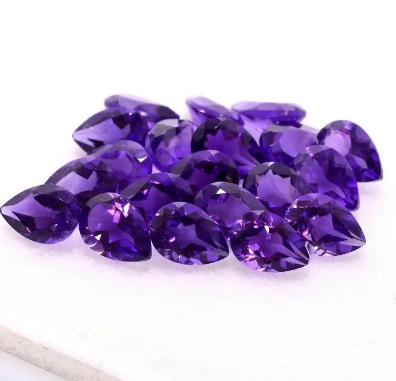 AAA+ Natural Amethyst “Faceted” Round Shape Loose Gemstone For Jewelry Making