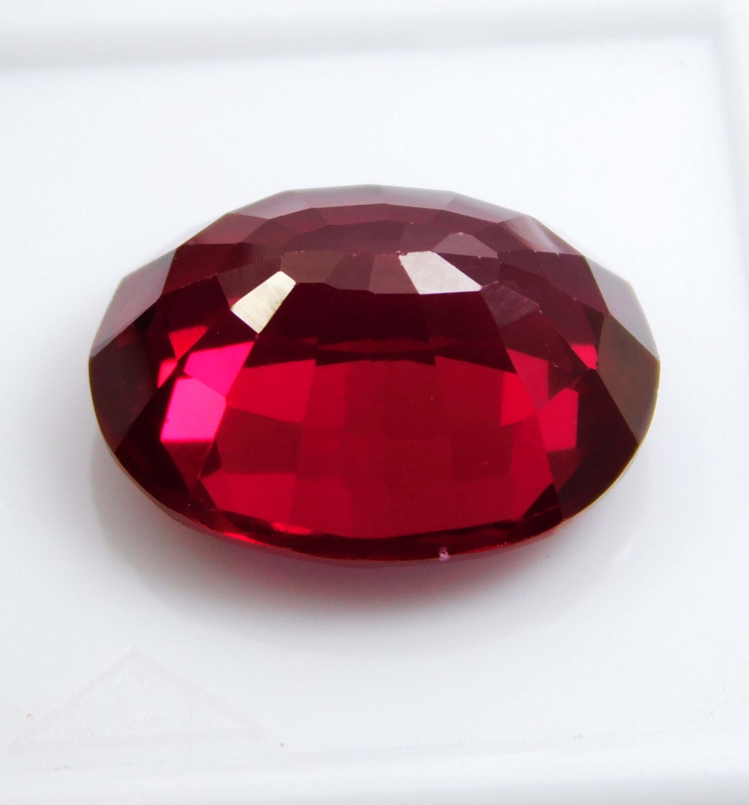 Natural 14.30 Ct Mozambique Red Ruby Certified Oval Cut Loose Gemstone