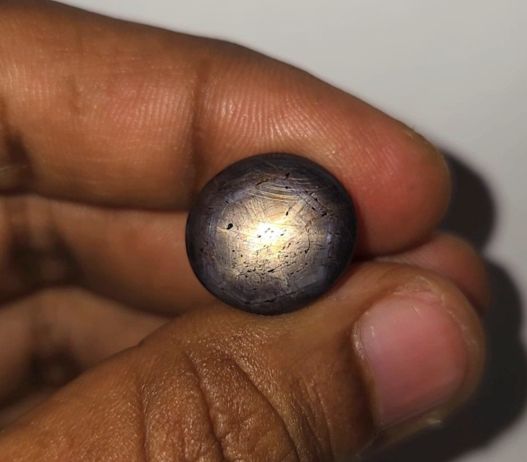 Natural Star Ruby Cabochon 22.65 ct Pink Oval untreated loose gemstone