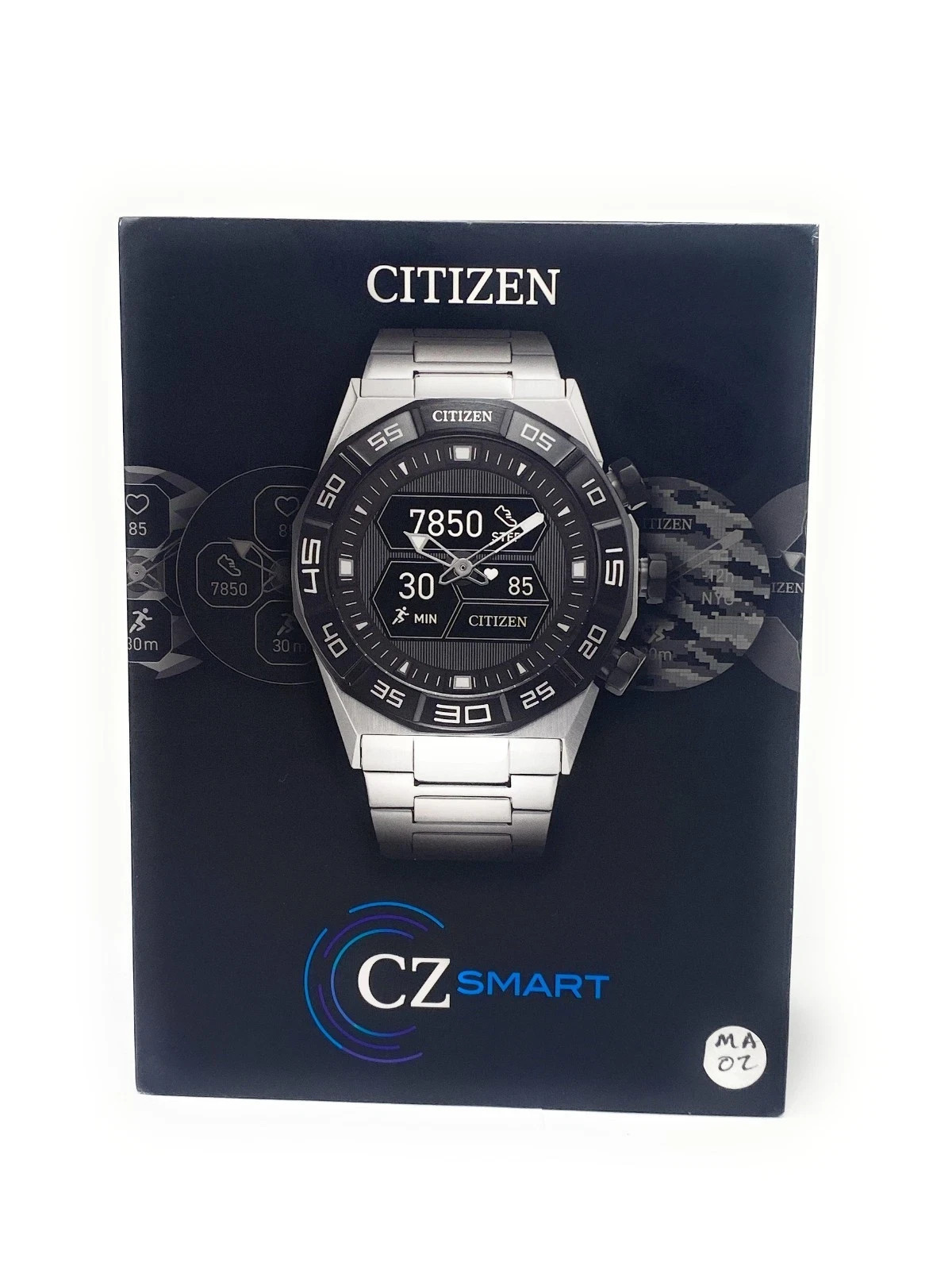 Citizen JX2006-52E CZ Smart Hybrid Silver Stainless Steel Smart Watch 44MM