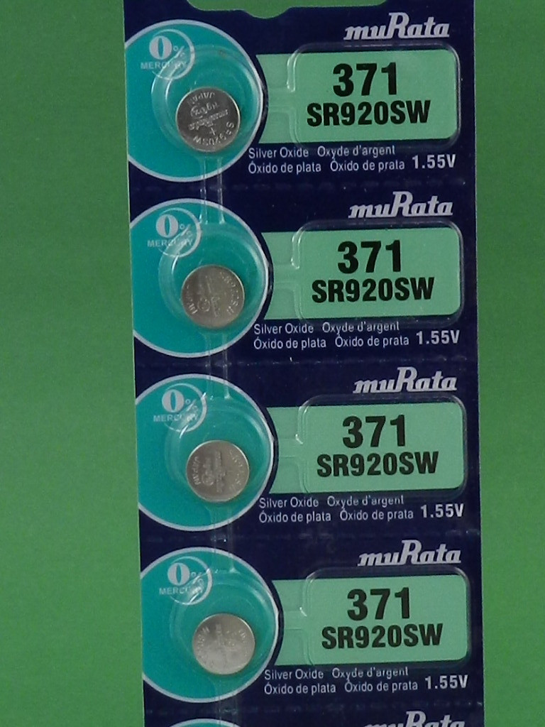Murata 371 SR920SW Watch Battery – 4Pc
