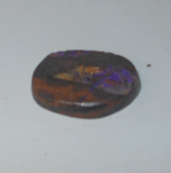 5ct Australian Boulder Opal cab blue hue 16.1mm x 10.8mm x 3.3mm