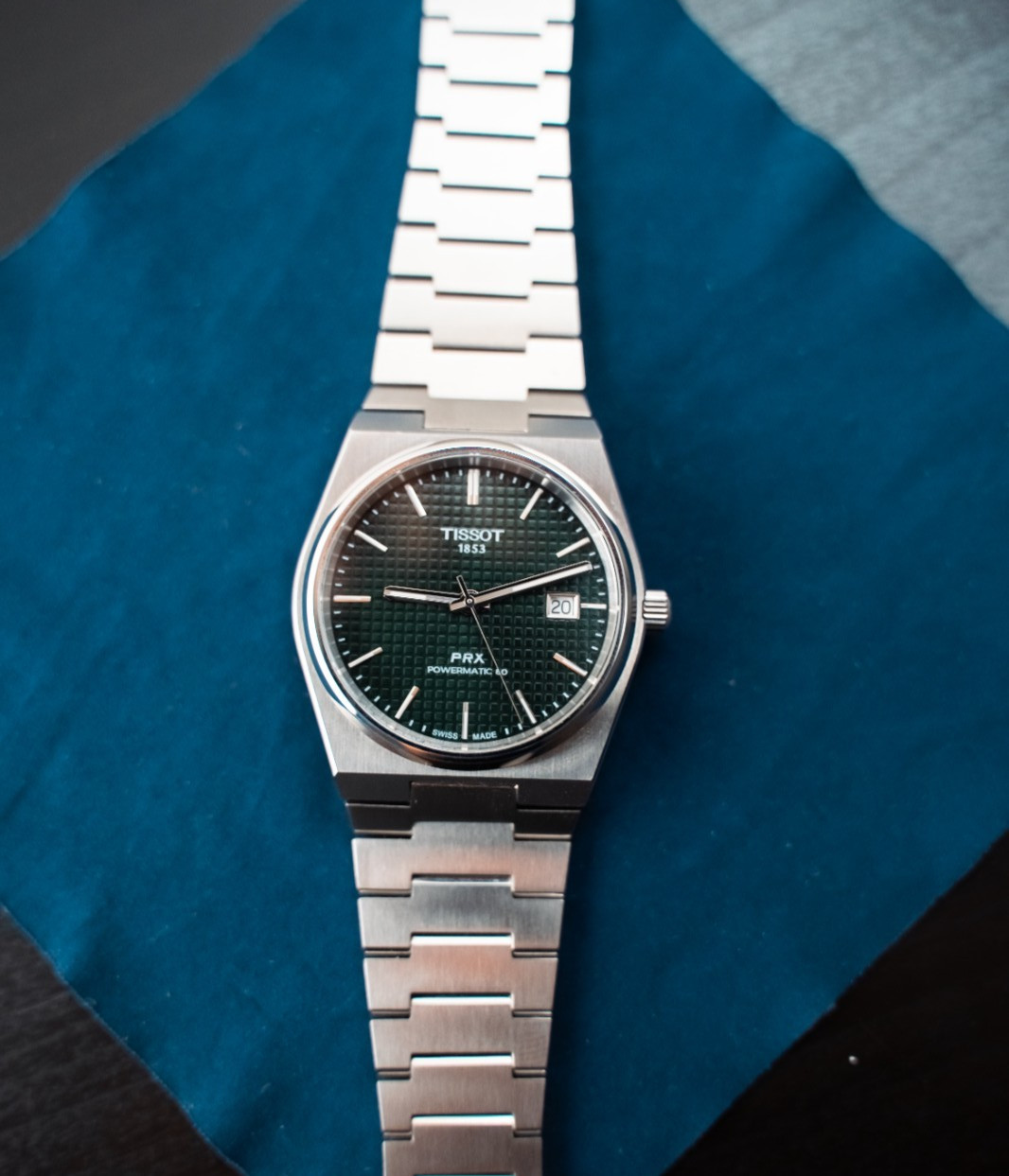 MINT Tissot PRX 40MM Powermatic 80 Green Dial – T137.407.11.091.00