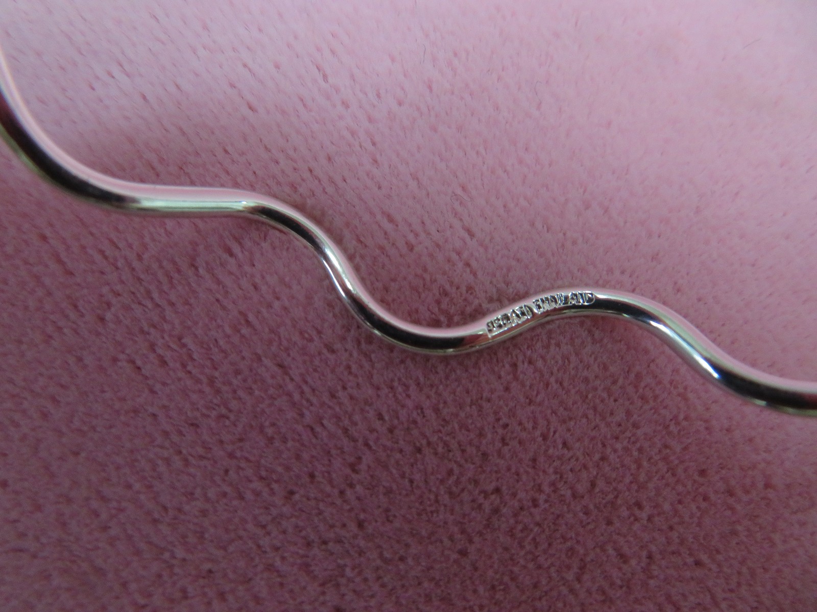 ATI 7.75″ 925 Sterling Silver Slip on Stackable Bangle Bracelet 4.76 Grams