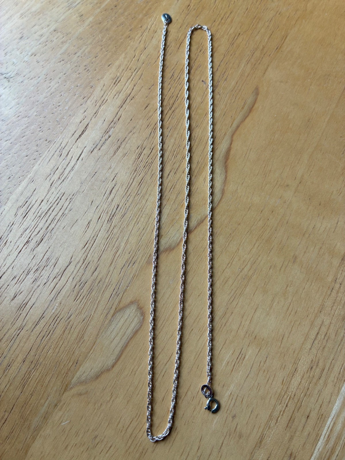 24 Inch Stamped 925 Sterling Silver 2mm Wide 4 Grams Twisted Rope Chain Necklace