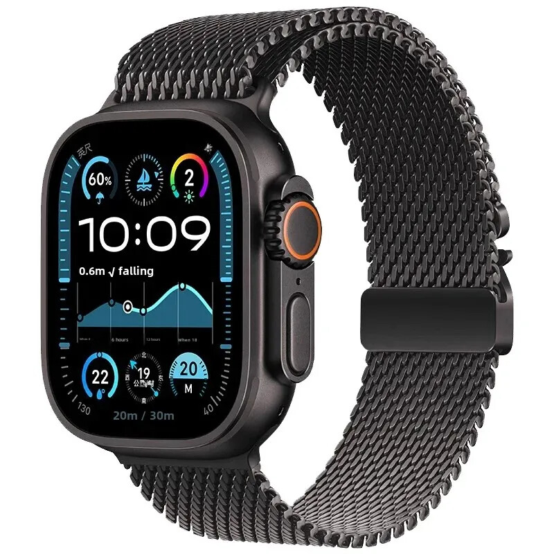 Titanium Metal iWatch Band Strap For Apple Watch Ultra 11 10 9 8 7 6 5 4 SE 3 2