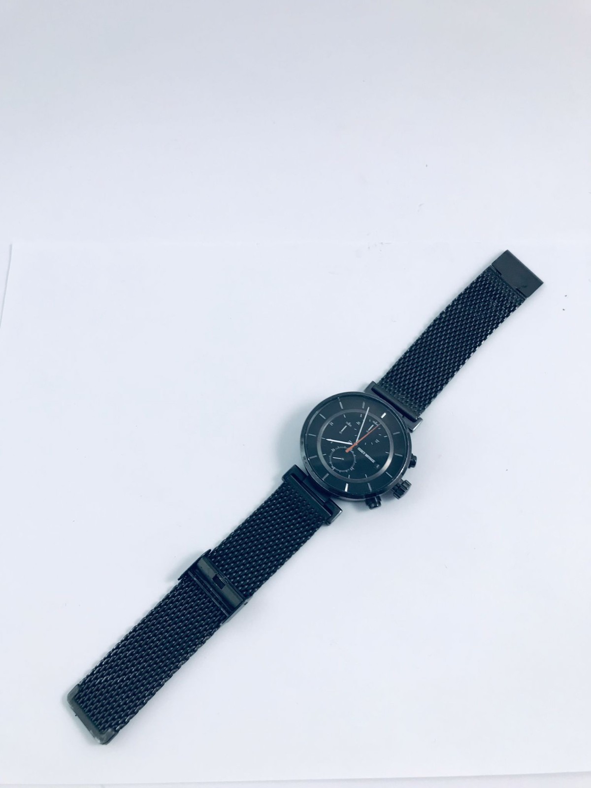 ISSEY MIYAKE VK67-0010 42MM BLACK QUARTZ WATCH ON MESH BAND